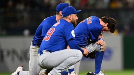 Fan at Cubs-Pirates game fighting for life after falling 20 feet from the bleachers onto the field