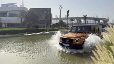 Mercedes Brand Center: Austern, Zigarren und G-Klassen – So verkauft Mercedes seine Autos in Dubai