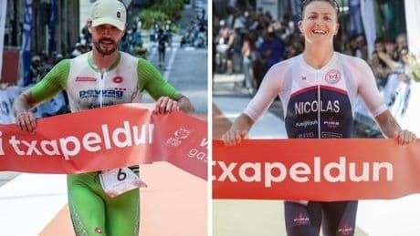 Rostyslav Pevtsov y Chloe Nicolas ganan el VI Half Gasteiz
