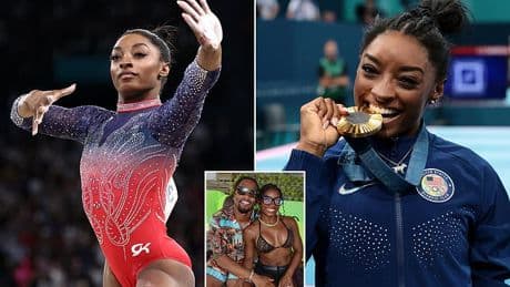 Simone Biles refuses to rule out bombshell Olympics return with three-word hint about LA 2028