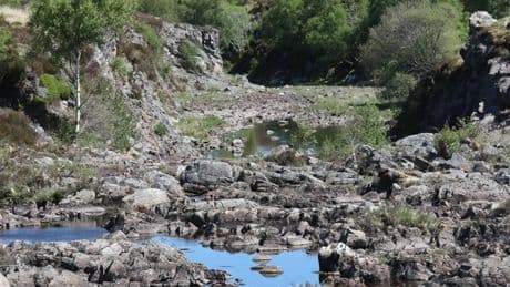 Highland river runs dry as water scarcity grips parts of Scotland