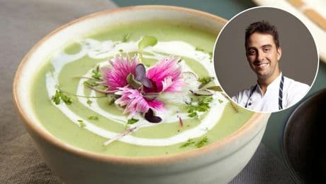 Manuel Berganza, chef con estrella Michelín: "Me encanta el gazpacho verde con pepino y en lugar de pan, aguacate"