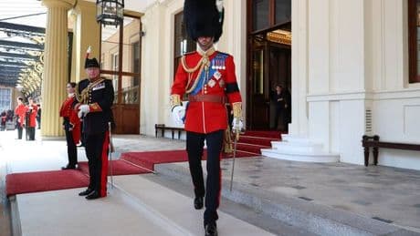 Royal fans make same observation after spotting Prince Louis 'photobombing' dad William