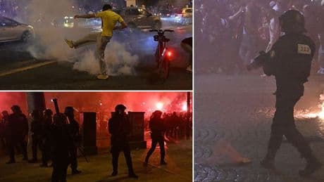 Two dead and 192 injured as 426 arrests made in France chaos after PSG triumph