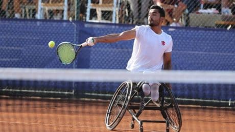 Milli sporcu Ahmet Kaplan Fransa Açık'ta ikinci oldu!