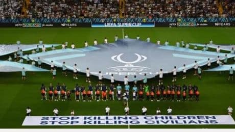 El contundente mensaje de la UEFA a Israel: "Dejad de matar niños y civiles"