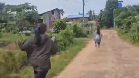 Thailand residents run for cover as Cambodia border erupts in gunfire