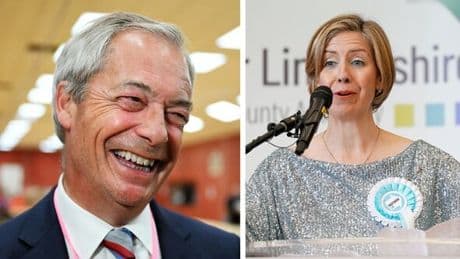 Nigel Farage declares ‘Tories are toast’ as Andrea Jenkyns becomes Lincolnshire mayor