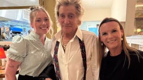 Sir Rod Stewart spotted in Glasgow restaurant after Celtic Scottish Cup loss