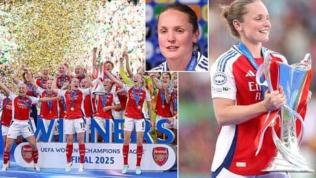 Arsenal legend Kim Little hails Champions League triumph as one of the club's 'best moments ever' with Gunners set to celebrate victory at the Emirates on Monday