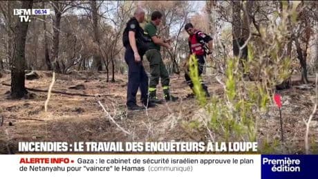 Feux: comment se déroule une enquête pour déterminer l'origine des incendies ?