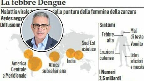 Dengue, Pregliasco: «Malattia difficilmente controllabile, contagio con la zanzara tigre». Casi e sintomi
