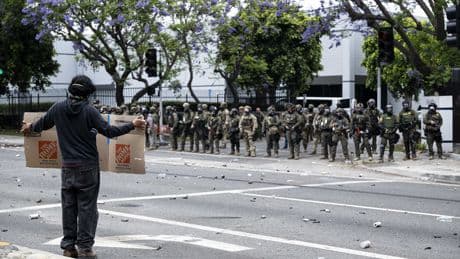 ABD'de göçmen protestoları: Trump, müdahale için Ulusal Muhafızları gönderdi