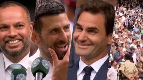 Djokovic-Federer, siparietto show! Nole scherza cos&igrave;: &quot;Felice di spezzare la maledizione&quot;