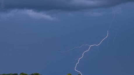 Wetter: Viel Regen, wenige Gewitter: Deutlich weniger Blitze erfasst
