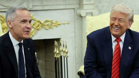 « Le Canada n’est pas à vendre », dit Carney à Trump, qui rêve d’un « mariage formidable »