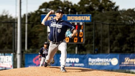 Voor pitcher Tom de Blok lonkt na landskampioenschap met Neptunus ook gouden plak op EK honkbal