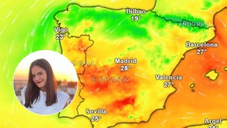 Andrea Danta, meteoróloga, no da crédito ante el cambio radical del tiempo en España: "Un auténtico oasis térmico"
