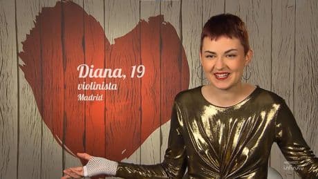 Diana, en 'First Dates': "Mi sueño es construir un templo de mí desnuda"
