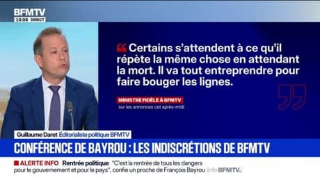 "C'est la rentrée de tous les dangers": François Bayrou attendu au tournant avant sa prise de parole