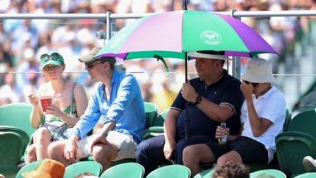 Why are there empty seats at Wimbledon 2025?
