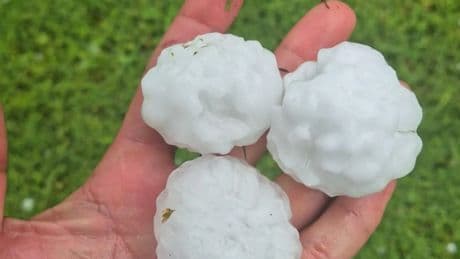 La histórica granizada de Olot: Meteocat vuelve a poner en aviso a Cataluña por fuertes tormentas