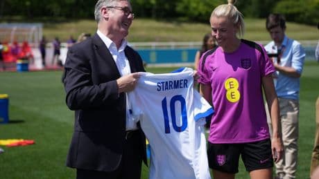 Starmer wishes Lionesses luck ahead of Women’s Euro 2025 tournament