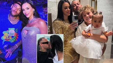 Neymar's glamorous WAG addresses marriage speculation with cryptic six-word message after footballer shutdown wedding rumours