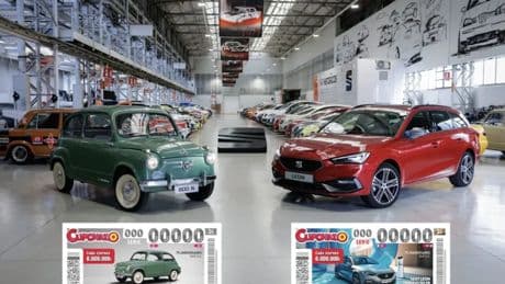 Los SEAT históricos del Cuponazo de la ONCE reparten casi cuatro millones de euros entre ocho comunidades