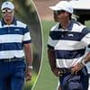 Insane photo of Tiger Woods' legs leaves fans in disbelief as he joins son Charlie for a round of golf in Florida