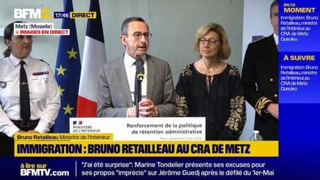 Bruno Retailleau: "Le centre de rétention administrative est l'instrument qui nous permet de faciliter leur éloignement"