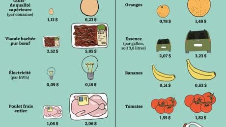 L’inflation américaine illustrée par 10 produits