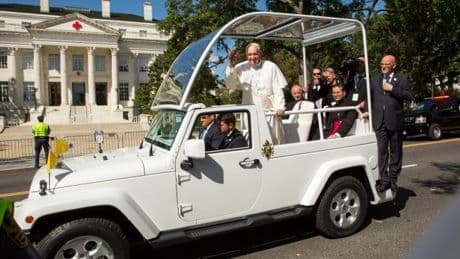 What will happen to the £380,000 Popemobile?