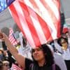 Honderdduizenden demonstreren tegen Trump: ‘Ik ben activist geworden’