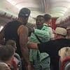 Moment 'feral' Brit tries to provoke another passenger on chaotic flight to Ibiza
