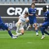 Geen goals aan de pauze: Delorge voorkwam 0-1 op de doellijn, Sonko schoot aan de overkant naast