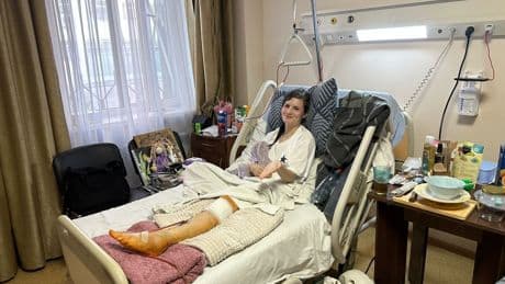 This Kyiv woman survived a 9-story fall from her home during a Russian missile attack