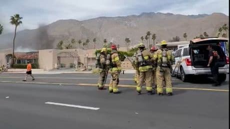 BREAKING: Palm Springs 'explosion': 'Body parts' spotted in road as blast rips through area