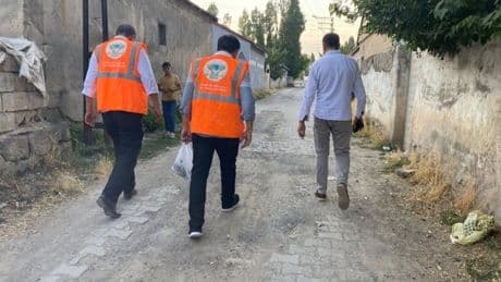 Patnos’ta 50 aileye et yardımı yapıldı
