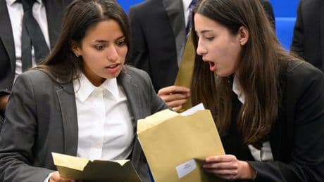 Record number accepted onto first-choice university course on A-level results day