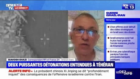 Guerre Iran-Israël: deux puissantes détonations entendues à Téhéran