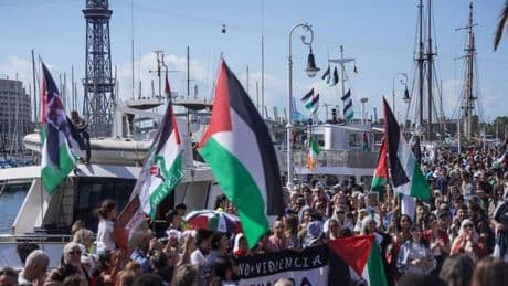 La Flotilla se prepara para zarpar hacia Gaza ante la "complicidad" y la "cobardía" de los gobiernos internacionales
