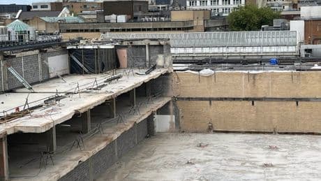 Once-packed department store loved in 80s is BULLDOZED after collapsing into administration in huge blow to city centre