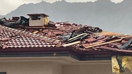 Artvin'de fırtına vurdu! Bazı evlerin çatıları uçtu