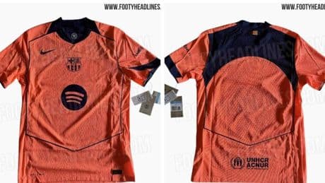 ¡Imágenes reales de la tercera equipación del Barça 2025-26!