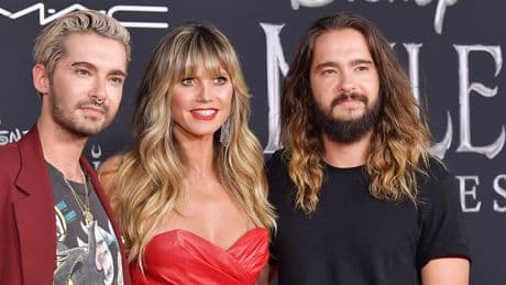 Heidi Klum stahl Tokio Hotel in Begleitung die Show