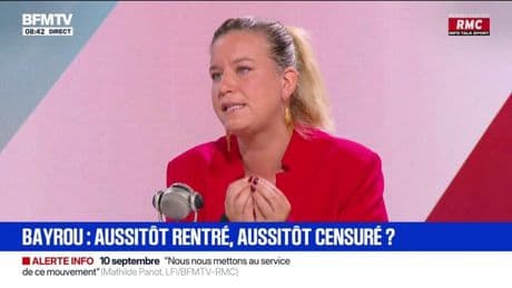 Slogan LFI à l'encontre du PS: "J'admets qu'il y a une colère de la part de militants insoumis", déclare Mathilde Panot