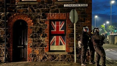 How a peaceful protest erupted into nights of violence and rocked a Northern Irish community