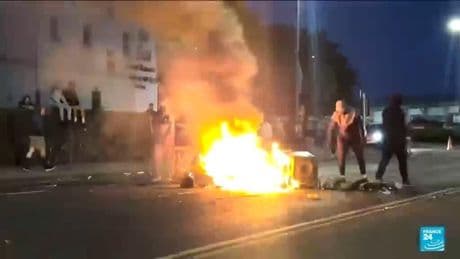 Third night of anti-immigrant violence hits Northern Ireland town