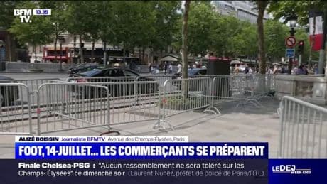 Finale du PSG et 14-Juillet: les commerçants se préparent